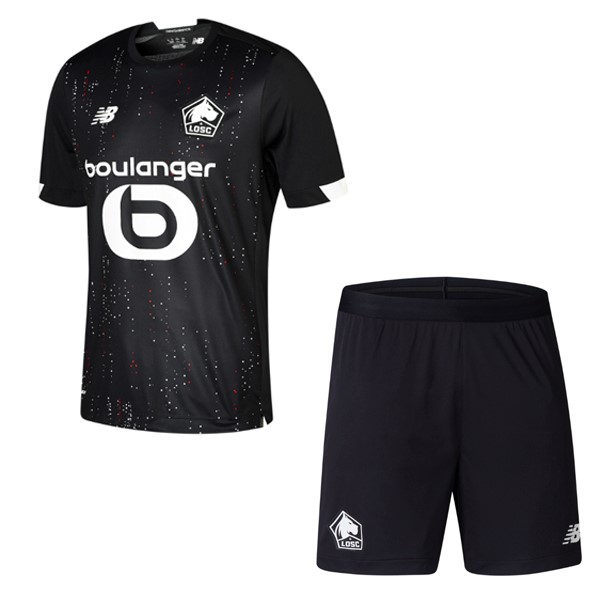 Camiseta Lille 2ª Kit Niños 2020 2021 Negro